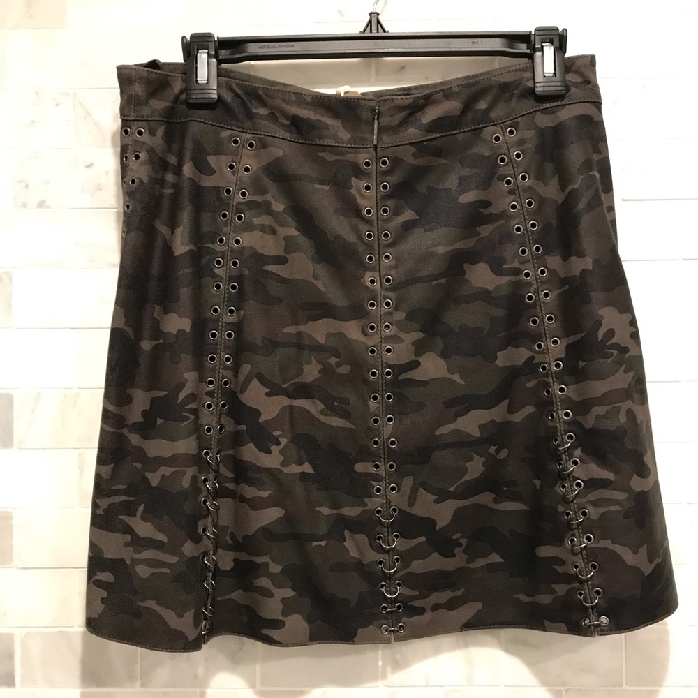 Haute Hippie Leather Mini Camo - Picture 4 of 7
